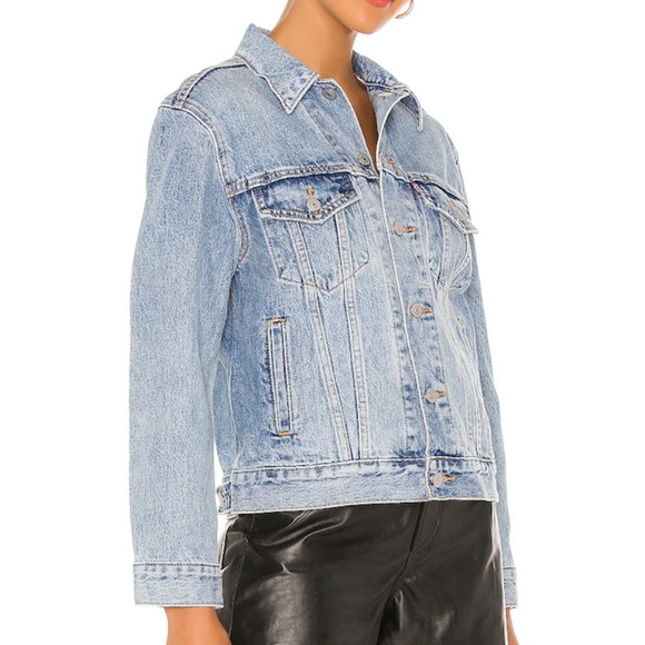 Levi’s Ex-Boyfriend Trucker Jacket NWT - Picture 3 of 8